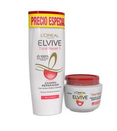 Elvive TOTAL REPAIR 5 Mascarilla 300 ml + Champú 250 ml