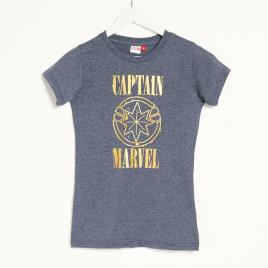 T-shirt Capitão América - Azul - T-shirt Marvel Mulher