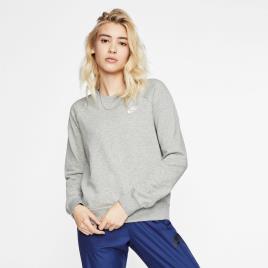 Sweat Nike Essential Crew - Cinza - Sweat Mulher