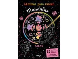 Livro Láminas Para Rascar Mandalas - Hadas de Ballon (Espanhol)