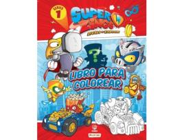 Livro Libro Para Colorear Superthings Series 1 - España de Ediba Europa Eon Sl (Espanhol)