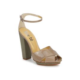 Keyté  Sandálias KRISTAL-26722-TAUPE-FLY-3  Bege Disponível em tamanho para senhora. 40,41.Mulher > Calçasdos > Sandálias e rasteirinhas