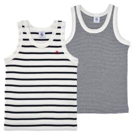 Petit Bateau  Tops sem mangas -  Multicolor Disponível em tamanho para rapaz 24 mois,4 ans,5 ans,6 ans,10 ans,12 ans.Criança > Menino > Roupas > Tops