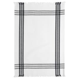 Winkler  Toalha de chá CRUZ X2  Preto  50x70 cm.Casa >Toalha de chá
