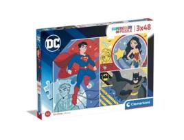 Puzzle 3 X 48  Dc Comics Clementoni