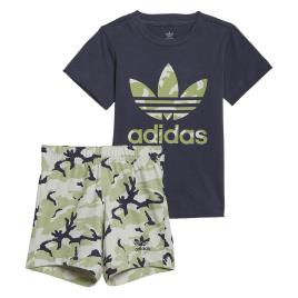 Adidas Originals Definir All Over Print 6-9 Months Shadow Navy / Orbit Grey / Magic Lime / Shadow Navy