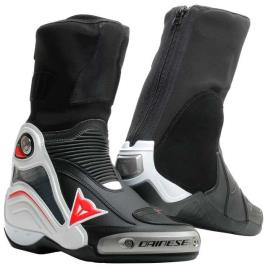 Dainese Botas Motocicleta Axial D1 EU 40 Black / White / Red-Lava