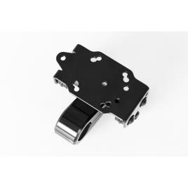 Sw-motech Suporte Anti-choque Gps Para Guiador Polido Diam 22mm Sw-motech Sw-motech One Size noir