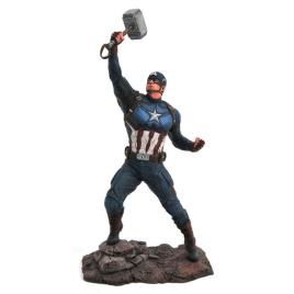 Diamond Select Diorama Vingadores Ultimato Capitão América Marvel 23 Cm One Size Black