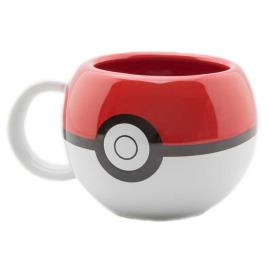 Gb Eye Pokébola Pokemon 3d Caneca One Size Red / White