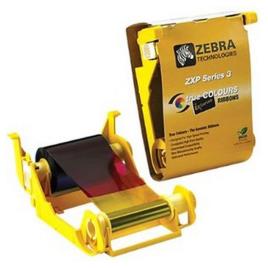 Zebra Ribbon Ymcko For Zxp3 One Size Black