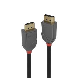 Lindy Cabo Displayport 1.2 3 M One Size Black / Grey / Red