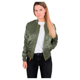 Alpha Industries Casaco Ma-1 Vf Lw L Green / Gold