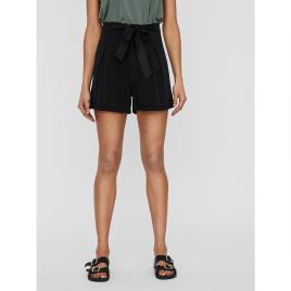 Vero Moda Cintura Alta Calça Shorts Loose Summer L Black