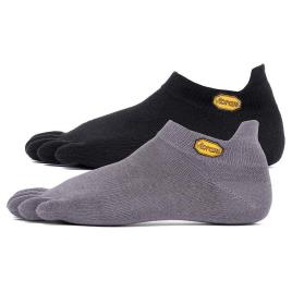 Vibram Fivefingers Meias Pack 2 No-show EU 44-37 Grey / Black