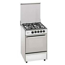 Meireles Fogão A Gás Natural G 603 X Nat 3 Zonas + Forno 60 cm Stainless Steel