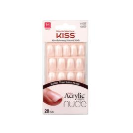 Salon Acrylic Nude Nails Unhas Postiças