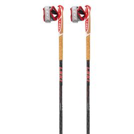 Leki Poloneses Vertical K 110 cm White / Neon Red