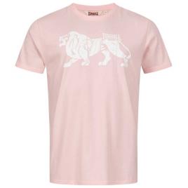 Lonsdale Camiseta De Manga Curta Endmoor L Pastel Rose / White