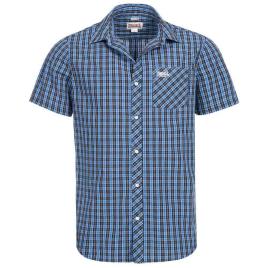 Lonsdale Camisa De Manga Curta Brixworth 2XL Blue / White / Black