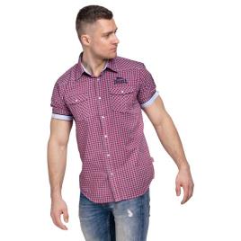 Lonsdale Camisa De Manga Curta Berny S Red / Blue / White