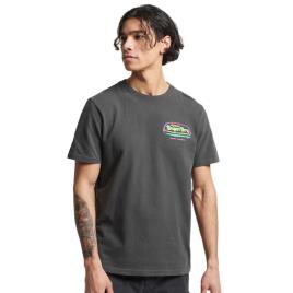 Superdry Camiseta Vintage Cali S Washed Black
