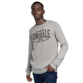 Lonsdale Agasalho Talgarreg S Grey Melange / Black