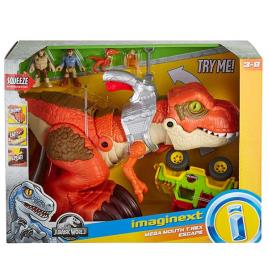 Imaginext Jurassic World Figura de dinossauro Mega Jaws T-Rex