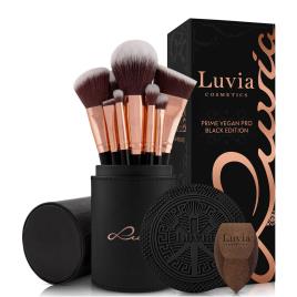 Luvia Prime Vegan Pro Brushes Set - Black Edition