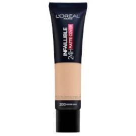 L'Oréal Paris Infallible 24hr Matte Cover Foundation 35ml (Various Shades) - 200 Golden Sun
