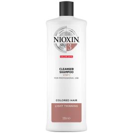 NIOXIN 3-Part System 3 Cleanser Shampoo for Coloured Hair with Light Thinning 1000ml