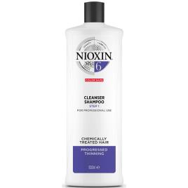 Champô de Limpeza NIOXIN Sistema em 3 partes 6 para Cabelos Quimicamente Tratados com Desbaste Progressivo 1000ml