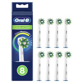 Oral-B Cross Action Brush Head with CleanMaximiser - 8 Counts