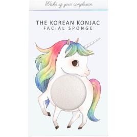 Caixa para Esponja Konjac e Gancho Mythical Unicorn Prancing da The Konjac Sponge Company - White 30 g