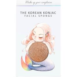 Caixa para Esponja Konjac e Gancho Mythical Mermaid da The Konjac Sponge Company - Pink Clay 30 g
