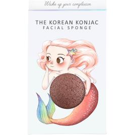 Caixa para Esponja Konjac e Gancho Mythical Mermaid da The Konjac Sponge Company - Red Clay 30 g