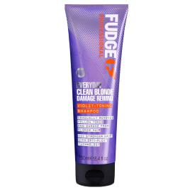 Fudge Professional Everyday Clean Blonde Damage Rewind Violet Toning Shampoo