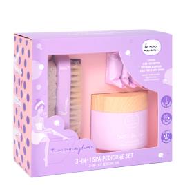 Le Mini Macaron Cocooning Time 3-in-1 Spa Pedicure Set