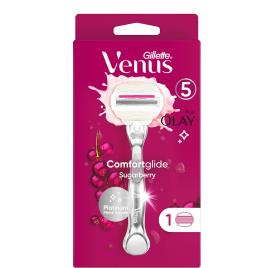 Venus Comfortglide with Olay Sugarberry Razor