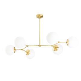 Opviq  Candeeiros de teto Chandelier - Damar - 6322  Branco  Único.Casa >Candeeiros de teto