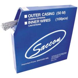 Saccon Stainless Steel Change Cables 100 Units 1.2 x 2250 mm Silver