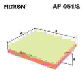 Filtro de ar filtron ap051/8