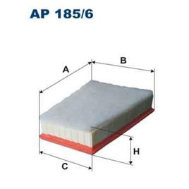 Filtro de ar filtron ap185/6