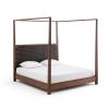Cama de dossel, em nogueira maciça, Gilmour