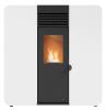 Salamandra a pellets FIRST SLIM BRANCO 8KW