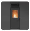 Salamandra a pellets FIRST SLIM PRETO 8KW