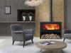 Salamandra de aço ALLEGRO ECODESIGN PRETO 9KW