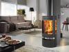 Salamandra de aço SUERTE ECODESIGN PRETO 8KW