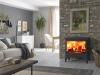 Salamandra de aço BOHEME ECODESIGN PRETO 7.1KW