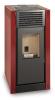Salamandra a pellets EVA 8KW VERMELHO
